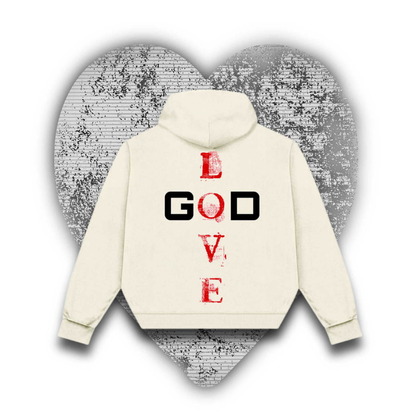 "God Love" Hoodie (Cream)